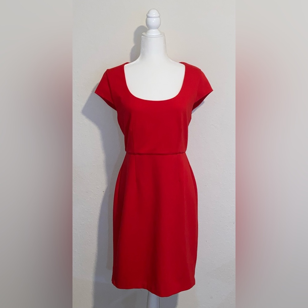 Victoria’s Secret Red Bodycon Cap Sleeve Dress Size 14